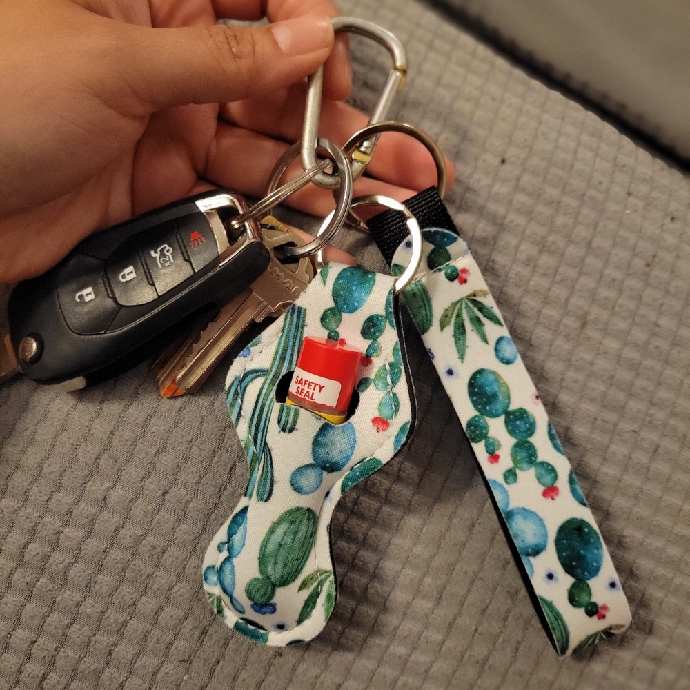 Cactus keychain